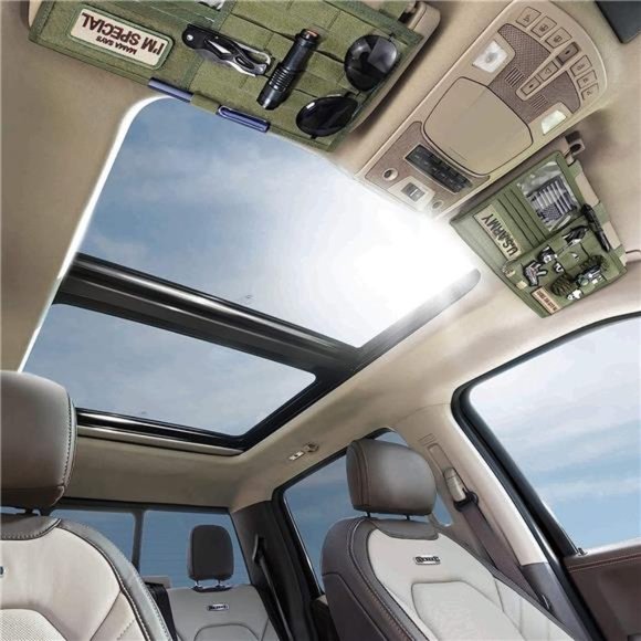 Molle Visor Panel Organizer, Tactical Car Visor Cover, Compatible Vehicle Visor - Picture 4 of 5